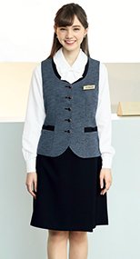 71415 en joie(アンジョア) ラップキュロット 無地 93-71415