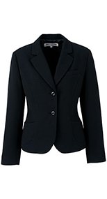 81370 en joie(アンジョア) 軽さと伸縮性があり凹凸感が上品なストレッチジャケット 無地 93-81370