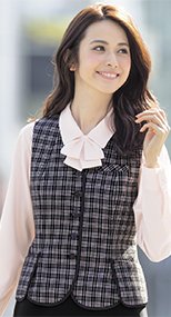 S-03760 SELERY(セロリー) ベスト チェック 9903760