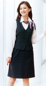 S-15850 15851 SELERY(セロリー) Aラインスカート シャドーチェック 9915850