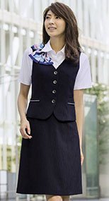 S-16091 SELERY(セロリー) Aラインスカート ストライプ 99-S16091