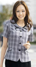 S-59801 59802 59807 SELERY(セロリー) オーバーブラウス チェック 99-S59801