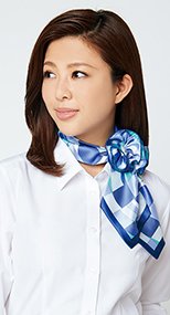 NF170 アルファピア コサージュスカーフ 40-NF170