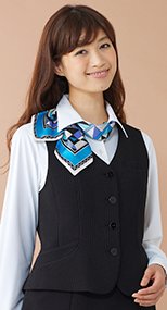 S-03720 SELERY(セロリー) ベスト ストライプ 99-S03720