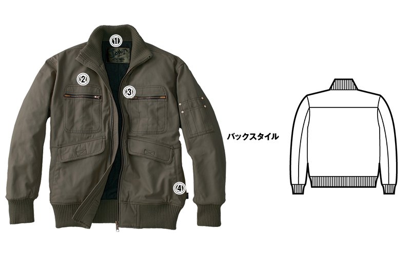 自重堂Jawin58120 商品詳細・こだわりPOINT