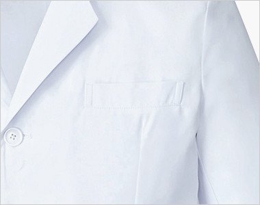 左胸ポケット付き