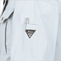 左袖 ペン差し付き