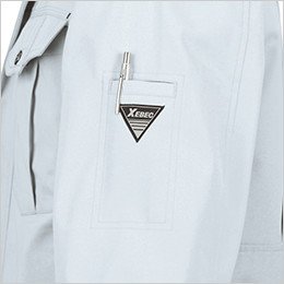 左袖 ペン差し付き