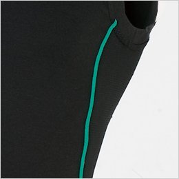 脇 メッシュ素材採用