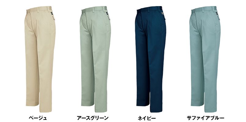 AZ6382 アイトス エコT/Cツイル ワークパンツ(2タック) 色展開