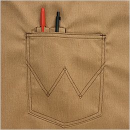 AZ64182 アイトス Wrangler(ラングラー) ショートエプロン(男女兼用) ペン差し付ポケット