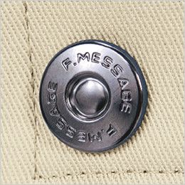 自重堂 80201 綿100%ストレッチ ツータックパンツ デザインボタン