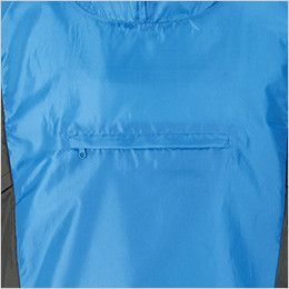 2271 カジメイク Air-one快適ヤッケ(ベンチレーション付き)(男女兼用) 小物収納に便利なフロントポケット