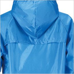2271 カジメイク Air-one快適ヤッケ(ベンチレーション付き)(男女兼用) 衣類内のムレを逃がす背面のベンチレーション