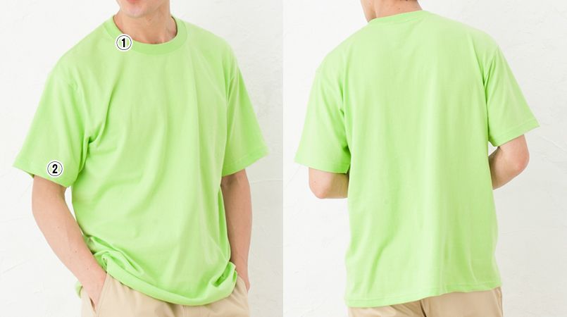 ハイグレードTシャツ(6.2オンス)(男女兼用) 商品詳細・こだわりPOINT