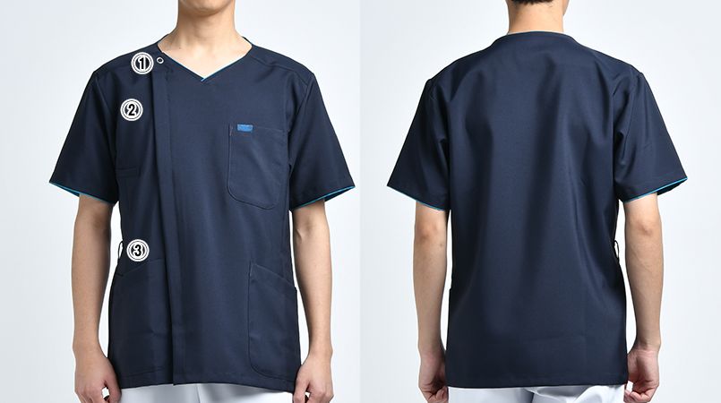 7028SC FOLK(フォーク) メンズ ジップスクラブ(男性用) 商品詳細・こだわりPOINT