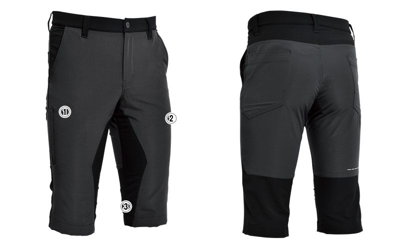 846345 TS DESIGN ハイブリッドストレッチ ショートパンツ(男性用) 商品詳細・こだわりPOINT