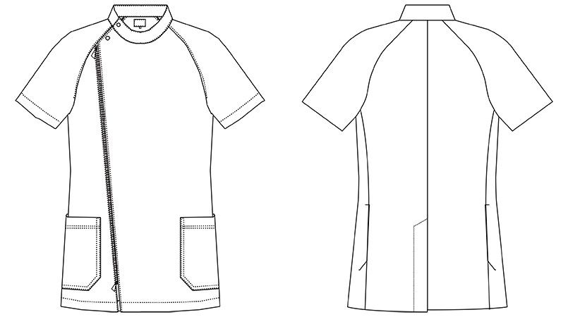 MZ-0066 ミズノ(mizuno) メンズケーシージャケット(男性用) ハンガーイラスト・線画