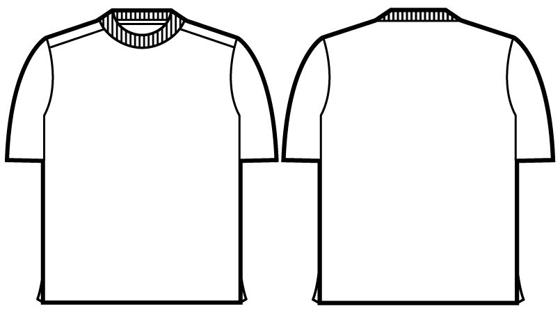 自重堂JAWIN 55314 吸汗速乾半袖ドライTシャツ(胸ポケット無し) ハンガーイラスト・線画